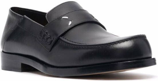 Maison Margiela Camden leren loafers Zwart