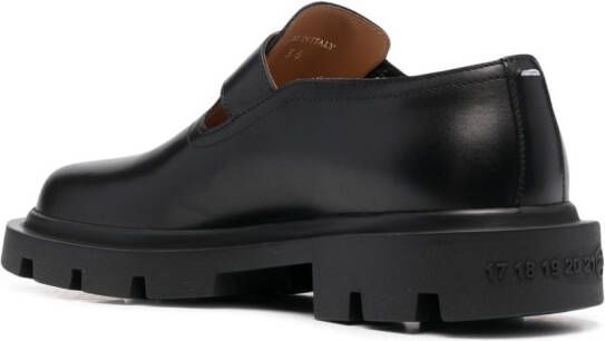 Maison Margiela Ivy leren loafers Zwart