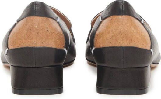 Maison Margiela Four Stitches Décortiqué loafers Zwart