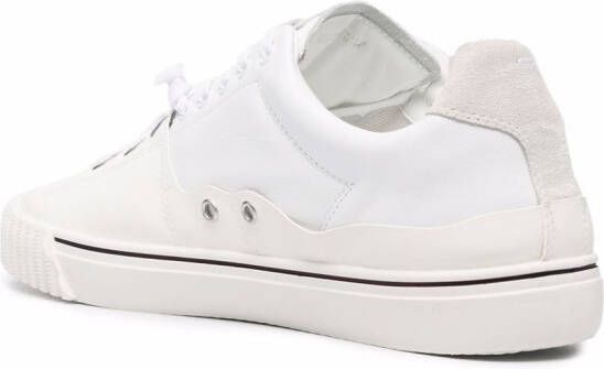 Maison Margiela Low top sneakers met logo-applicatie Wit