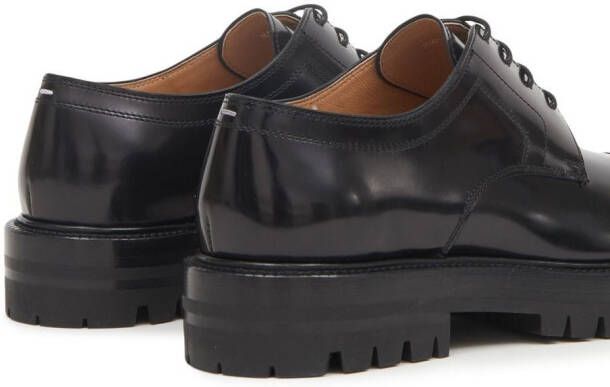 Maison Margiela Tabi derby veterschoenen Zwart