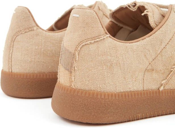 Maison Margiela Replica low-top leren sneakers Beige