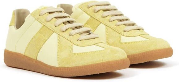 Maison Margiela Replica low-top leren sneakers Beige