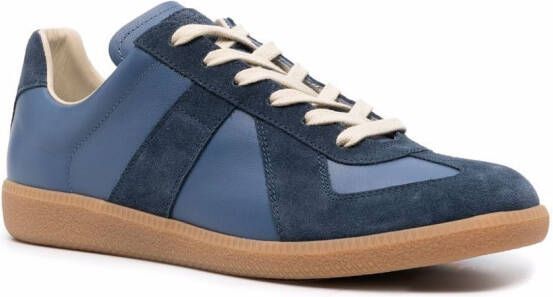 Maison Margiela Replica low-top leren sneakers Blauw