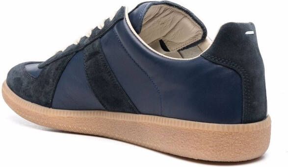 Maison Margiela Replica low-top leren sneakers Blauw