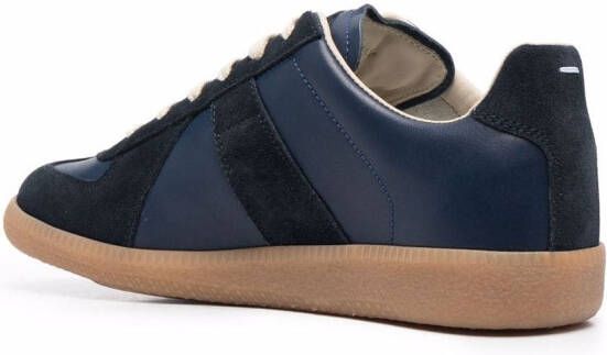 Maison Margiela Replica low-top leren sneakers Blauw