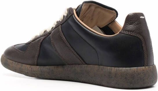 Maison Margiela Replica low-top leren sneakers Zwart