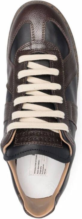 Maison Margiela Replica low-top leren sneakers Zwart