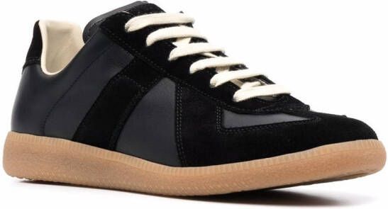 Maison Margiela Replica low-top leren sneakers Zwart