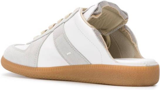 Maison Margiela Replica leren low-top sneakers Wit