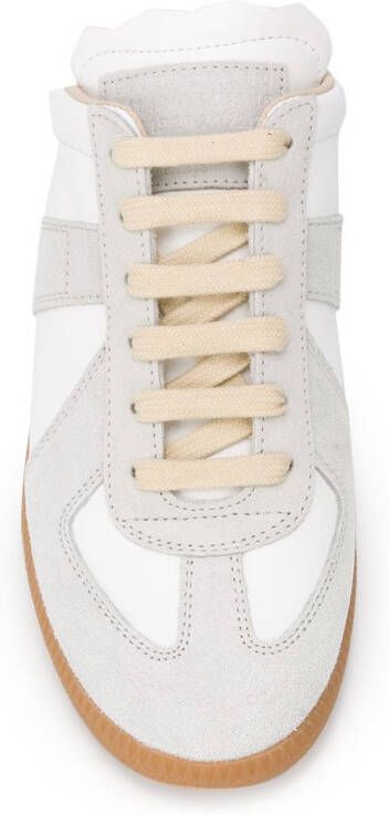 Maison Margiela Replica leren low-top sneakers Wit