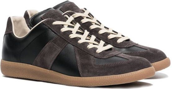 Maison Margiela Replica low-top leren sneakers Bruin