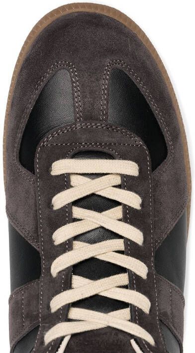 Maison Margiela Replica low-top leren sneakers Bruin