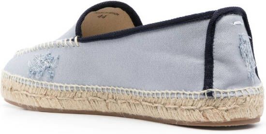 Maison Margiela Espadrilles met borduurwerk Blauw