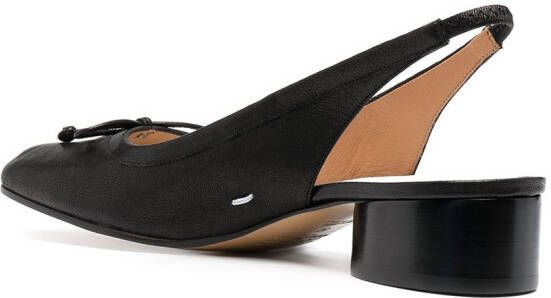 Maison Margiela Tabi 40mm slingback pumps Zwart