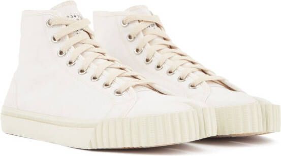 Maison Margiela Tabi high-top sneakers Wit