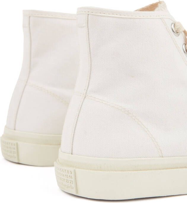 Maison Margiela Tabi high-top sneakers Wit