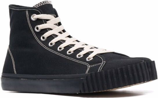 Maison Margiela Tabi high-top sneakers Zwart