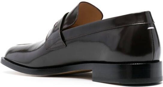 Maison Margiela Tabi leren loafers Bruin