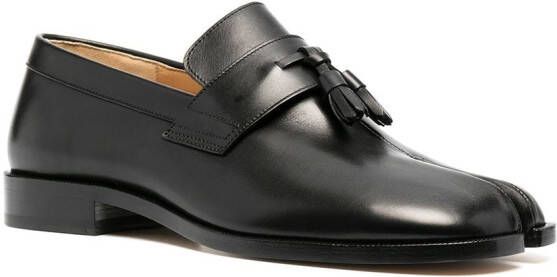 Maison Margiela Tabi leren loafers Zwart