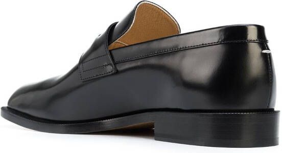 Maison Margiela Tabi leren loafers met kwastjes Zwart