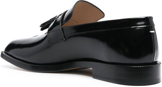 Maison Margiela Tabi leren loafers Zwart