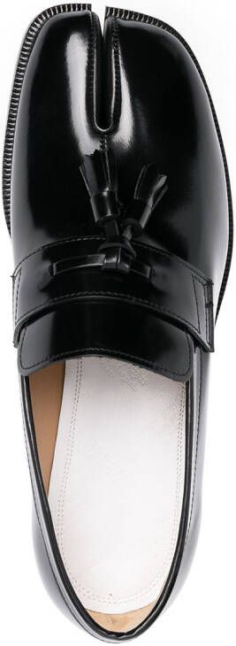 Maison Margiela Tabi leren loafers Zwart