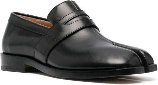 Maison Margiela Tabi leren loafers Zwart