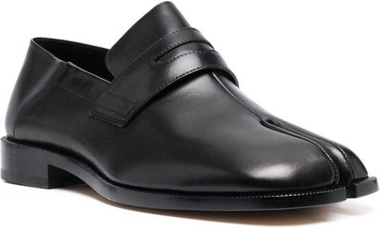 Maison Margiela Tabi leren loafers Zwart