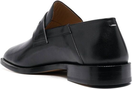 Maison Margiela Tabi leren loafers Zwart