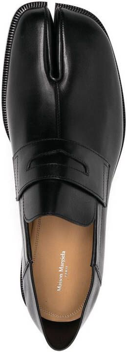 Maison Margiela Tabi leren loafers Zwart