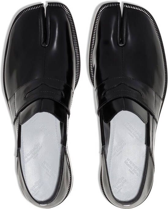 Maison Margiela Tabi leren loafers Zwart