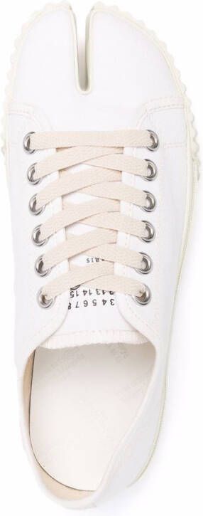 Maison Margiela Tabi low-top sneakers Wit