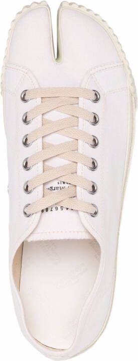 Maison Margiela Tabi low-top sneakers Wit