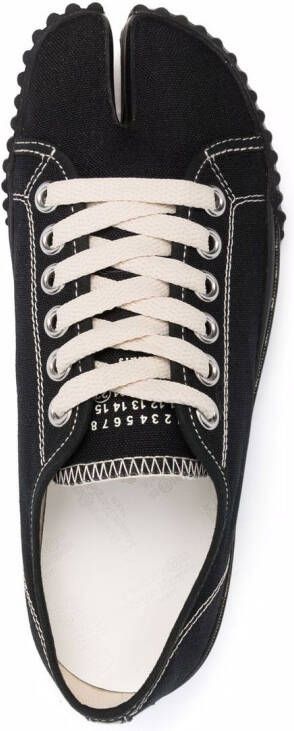 Maison Margiela Tabi low-top sneakers Zwart