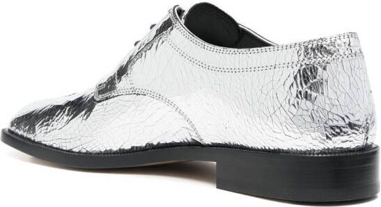 Maison Margiela Tabi brogues met spiegeleffect Zilver