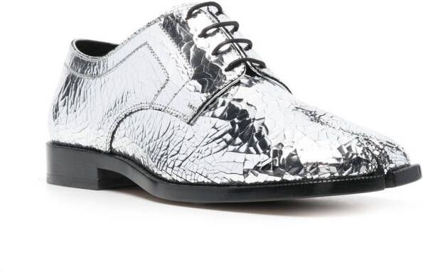 Maison Margiela Tabi brogues met spiegeleffect Zilver