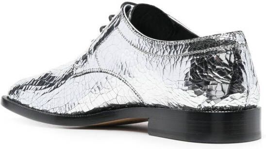 Maison Margiela Tabi brogues met spiegeleffect Zilver