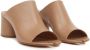 Maison Margiela Tanya 70mm leren muiltjes Beige - Thumbnail 2