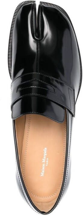 Maison Margiela Tabi leren loafers Zwart