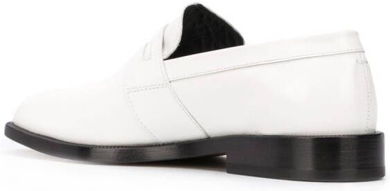 Maison Margiela Tabi leren loafers Wit