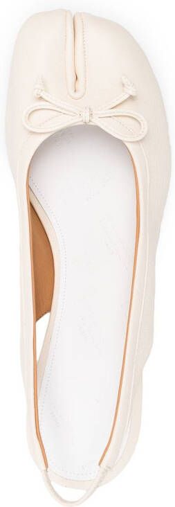 Maison Margiela Tabi 40mm slingback pumps Beige