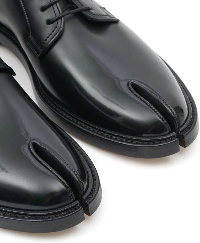 Maison Margiela Tabi derby veterschoenen Zwart