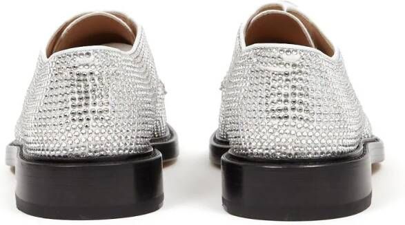 Maison Margiela Tabi brogues verfraaid met stras Wit