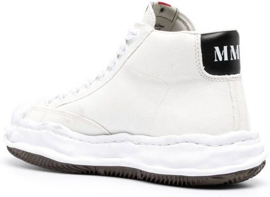 Maison MIHARA YASUHIRO Blakey mid-top sneakers Wit