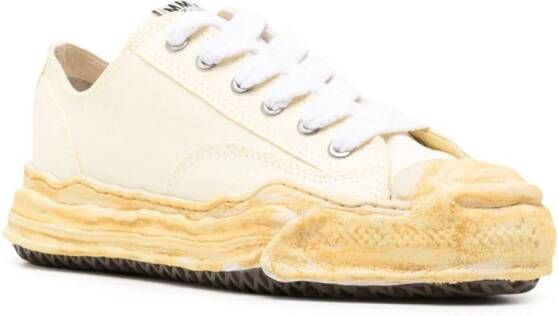 Maison MIHARA YASUHIRO Hank canvas sneakers Beige