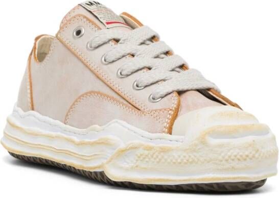 Maison MIHARA YASUHIRO Hank leren sneakers Bruin