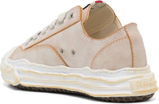 Maison MIHARA YASUHIRO Hank leren sneakers Bruin