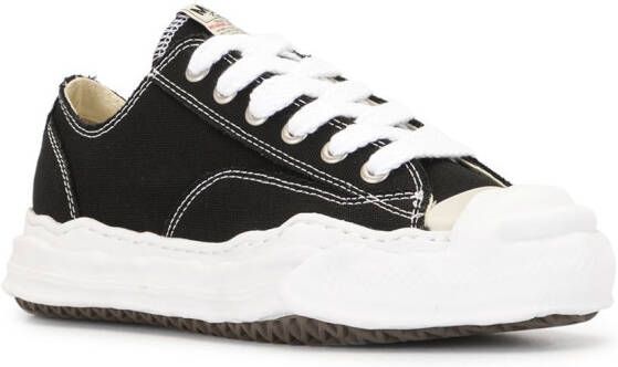 Maison MIHARA YASUHIRO Sneakers met chunky zool Zwart