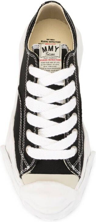 Maison MIHARA YASUHIRO Sneakers met chunky zool Zwart